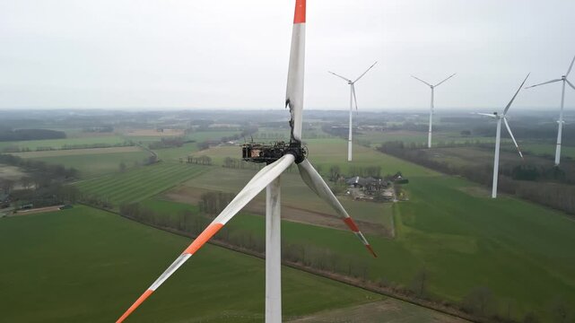 Wind power is considered a clean energy source, accidents lead to environmental consequences. Burnt parts of turbine can pollute the environment, repairs and disposal require additional resources.