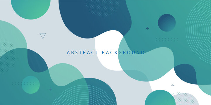 Abstract 3D colorful fluid wave green background. Bright and modern liquid banner background with simple pattern. Eps10 vector