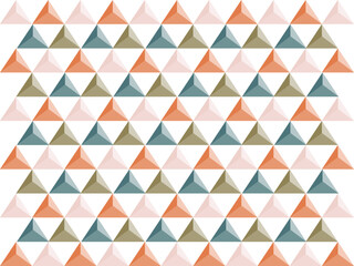 Seamless triangle pattern.Colorful repeat pattern.Geometric vector graphic abstract background.