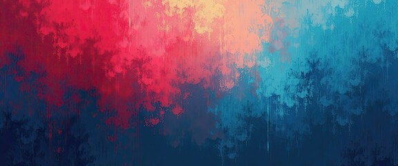 Fototapeta premium Abstract Colorful Paint Brush Strokes Background
