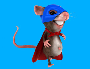 Fun 3D cartoon mouse