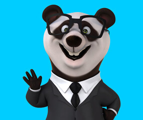 Fun 3D cartoon panda © Julien Tromeur