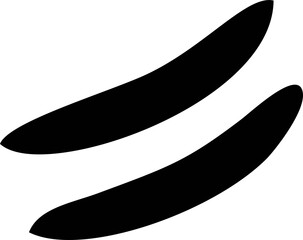 Basic art of Arabic letter of alphabet or basic Arabic symbol use in their language.