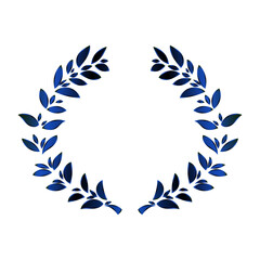 青みを帯びたシックでかっこいい月桂樹のデザイン