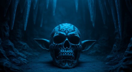 Goblin Dreams Analog Horror RPG Skull Dark Fantasy