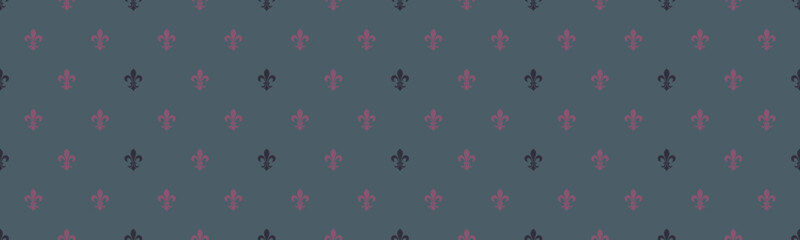 Poster art from badge booklet. Repetition abstract and imperial symmetric. Insignia victorian, fabric damask.