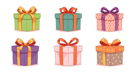set of gift boxes