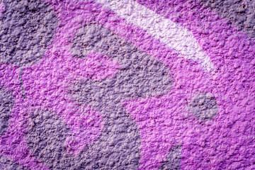 Abstract background with purple concrete wall texture.