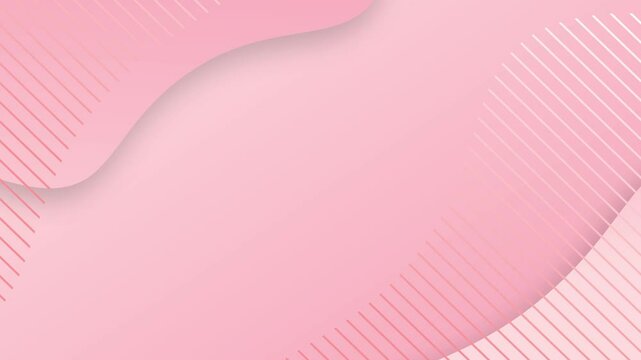 Trendy smooth pink dynamic creative background. Abstract geometric modern animation.
