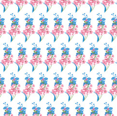 seamless pattern with funny kids