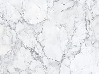Elegant White Marble Texture with Natural Veins Generative AI  