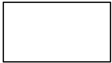 black rectanle frame basic shape