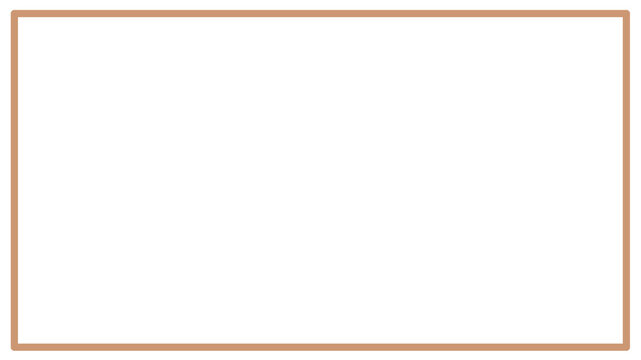 brown rectanle frame basic shape 2