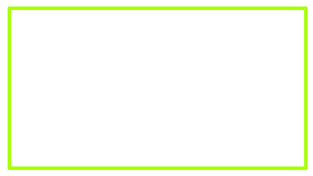 bright green rectangle frame basic shape