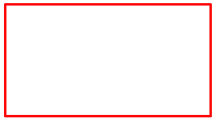 red rectangle frame basic shape