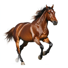 Fototapeta premium Chestnut Horse Galloping