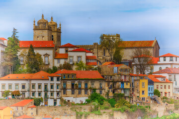 Porto, Portugal old town houses