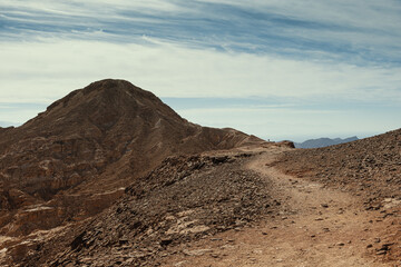 Desert on the way to Gishron Gorge