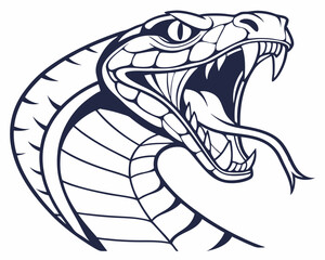 Snake. Angry Snake. Snake head logo silhouette. Sport vector logo Snake, Snake icon, Snake head, vector. illustration of a Snake . Snake tattoo. Snake mascot logo