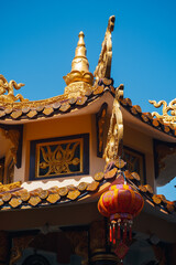 Vietnamese pagoda architecture is imbued with national cultural identity, in harmony with nature. Pagodas are often built in places with beautiful, quiet scenery, creating a sense of purity and peace 
