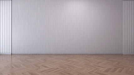 Empty room with Wall Background. 3D illustration, 3D rendering