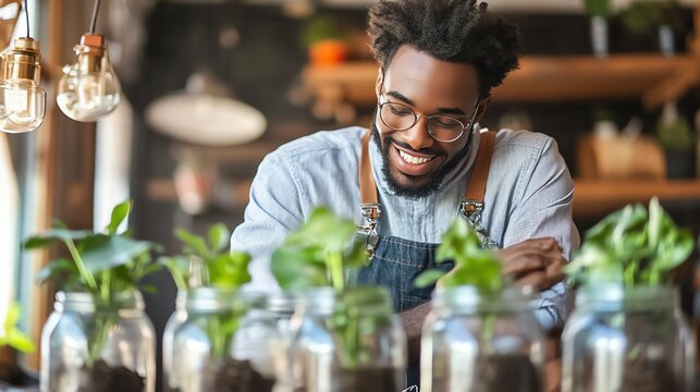 Small business owner applying for business loan and financial support