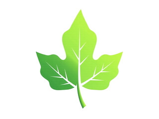 Ecology Logo Green Sheet Design . Green leaves. Symbol of nature conservation. Recyclable.