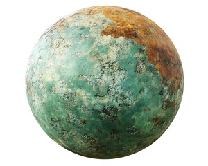Rusty Planet Isolated