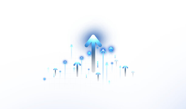 Transparent or png stock market investment trading graph growth.Trade business analytics graph and financial chart.