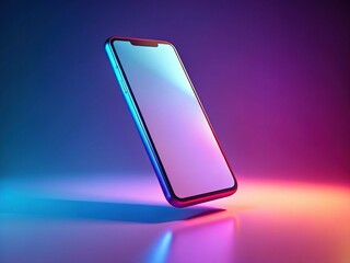 3D Render: Empty Smartphone Screen, Mockup,  Technology,  Interface,  App Development