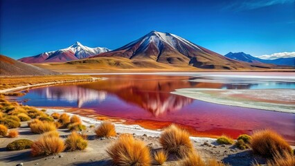 Breathtaking Laguna Colorada, Bolivia: Vibrant Red Lake & Andes Landscape