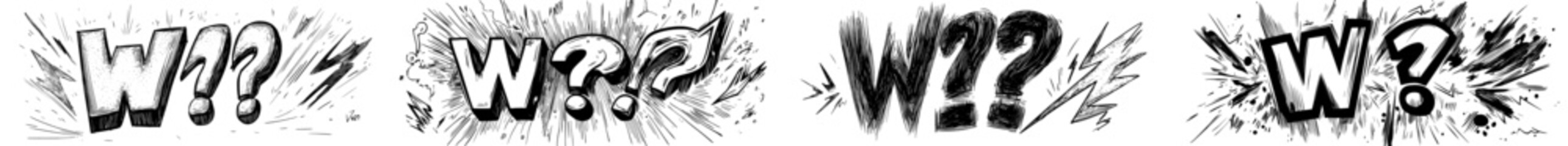 A cartoon comic doodle features a speech bubble with an aggressive expletive curse, representing modern hate and angry talk through explicit swear words and symbols