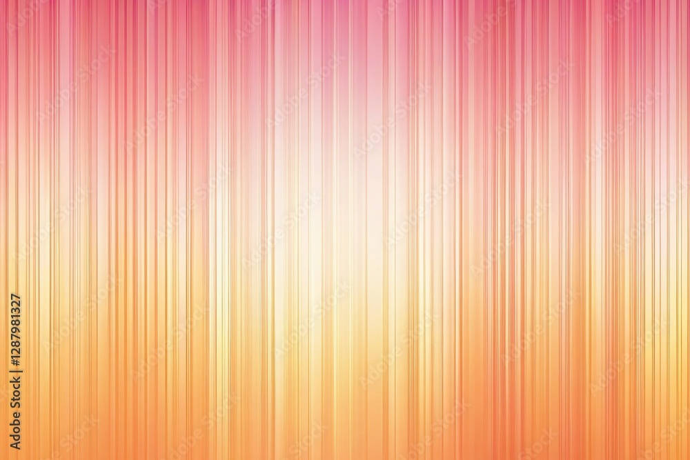 Wall mural pastel peach background with abstract colorful lines - gradient texture