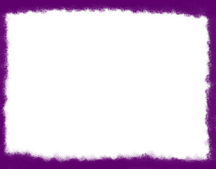 purple frame made of paper watercolour 