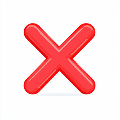 Obraz premium red cross icon , prohibition sign