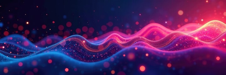 Melodische Linien auf einem bunten Hintergrund, Geometrische Formen, Tonh?he, Kl?nge