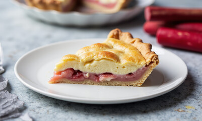 Rhubarb Custard Pie