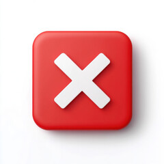 Obraz premium red cross icon , prohibition sign