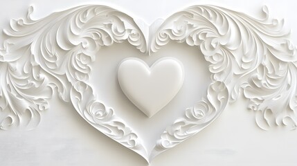 Stylish Heart Design for Valentine's and Mother's Day