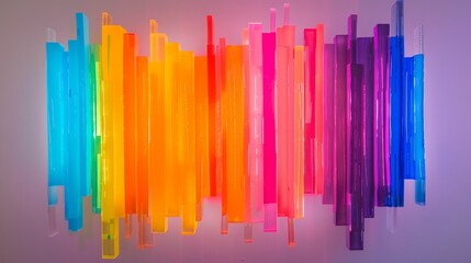 background with multicolored glowing lines.