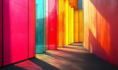 Abstract Color Shifts, Generative AI