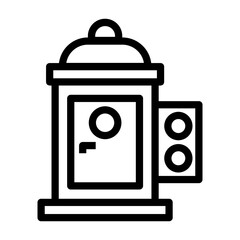 time machine Line Icon