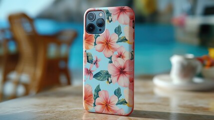 personalized photo phone case with high-definition collage printing and glossy finish