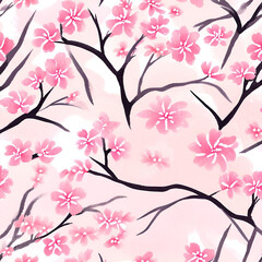 pink flowers pattern 