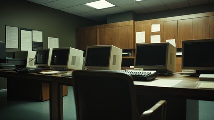 Criminal investigation at a cyberstalking case. Featuring officers investigating online harassment