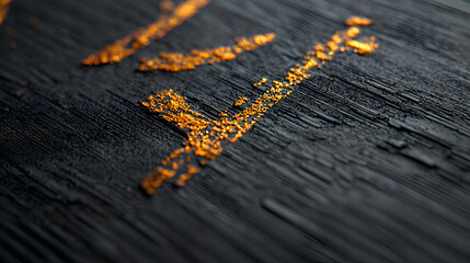 Abstract Black and Gold Texture Background
