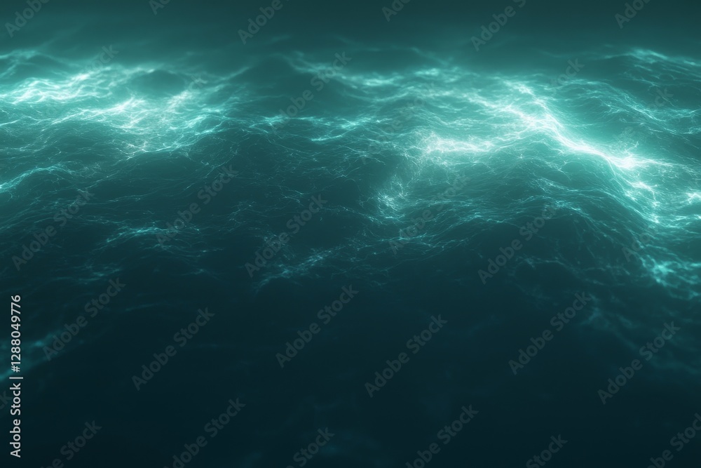 Poster the fast background channel blue datum technology is centered around abstract data sets, incorporati