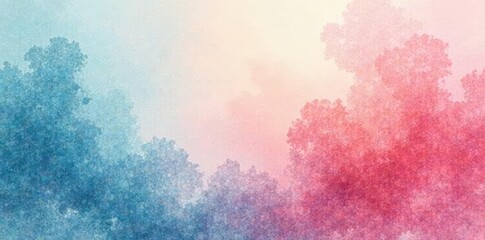 Fototapeta premium Subtle watercolor washes, soft gradients, ethereal feel, peaceful, elegant