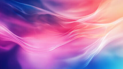 Obraz premium Abstract colorful swirling background design pink purple blue hues soft waves light image smooth