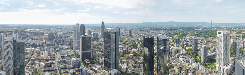 Fototapeta premium Frankfurt am Main panorama